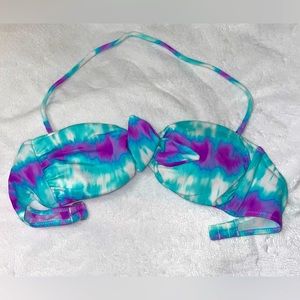 Victoria’s Secret Tie Dye Bandeau Bikini Top